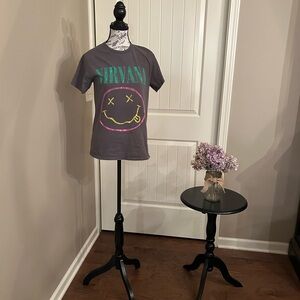 NIRVANA Gray Tee with Colorful Logo